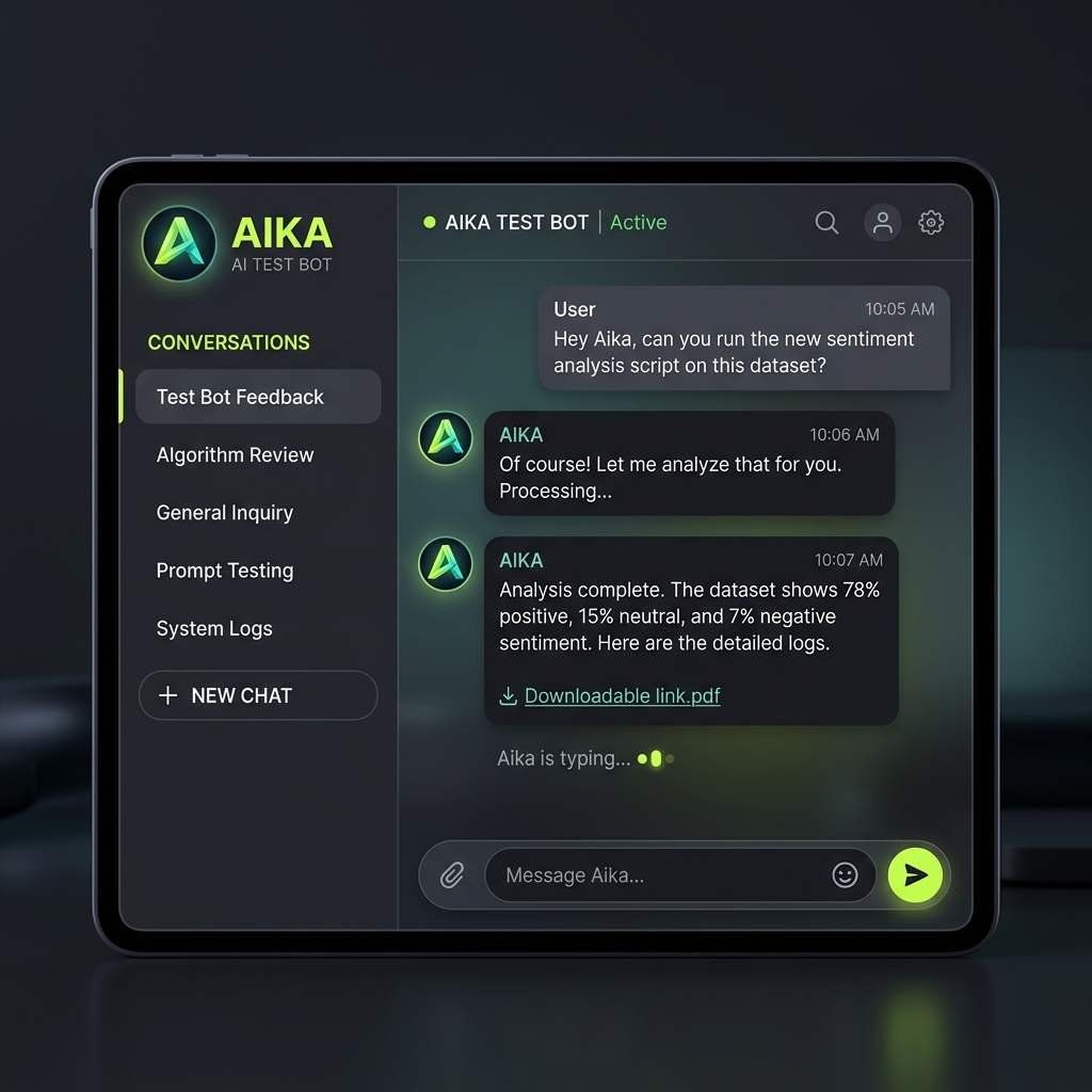 Aika — AI Test Bot